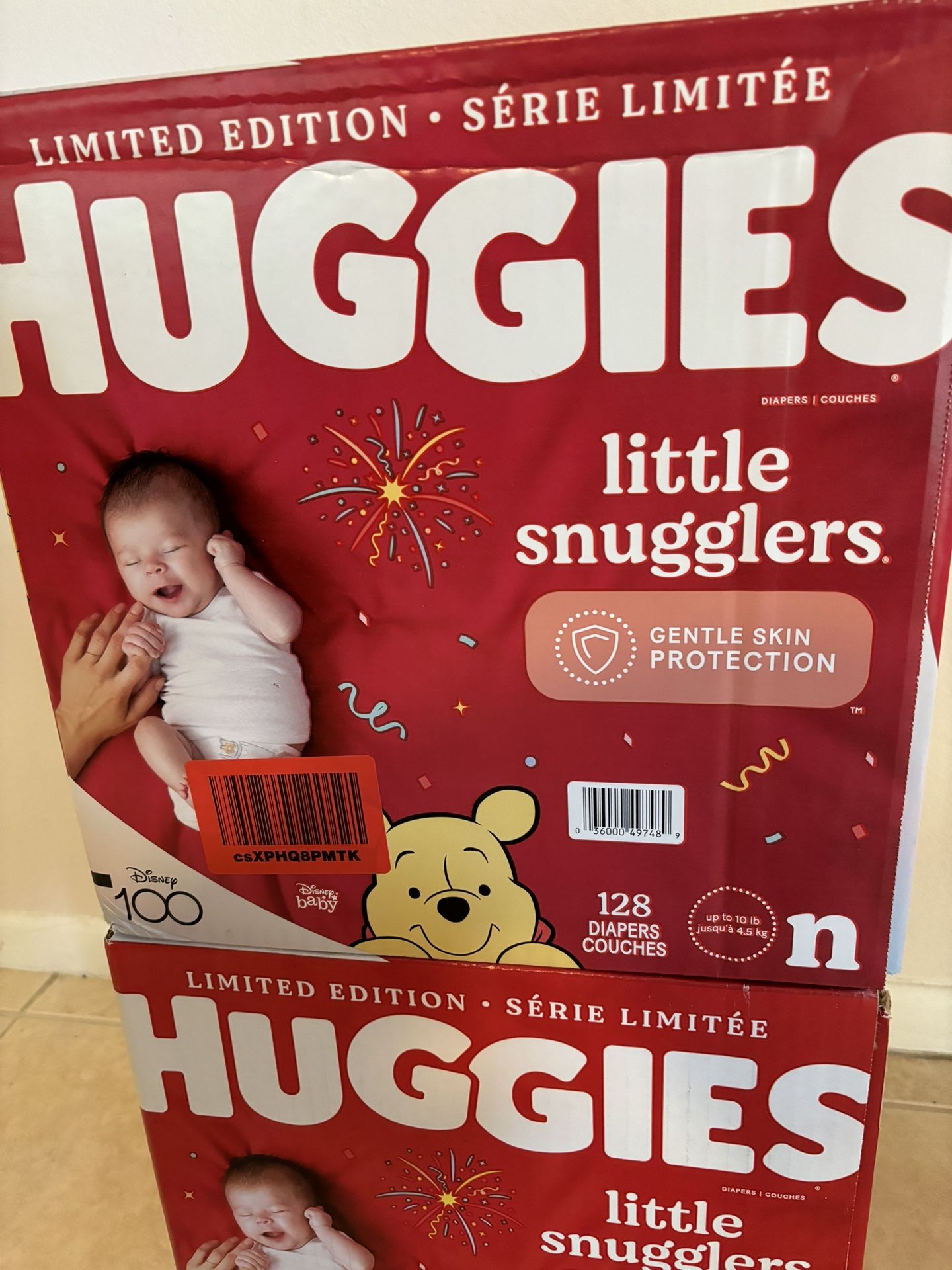 Huggies Diapers - Little Smugglers Newborn. 2 Boxes.