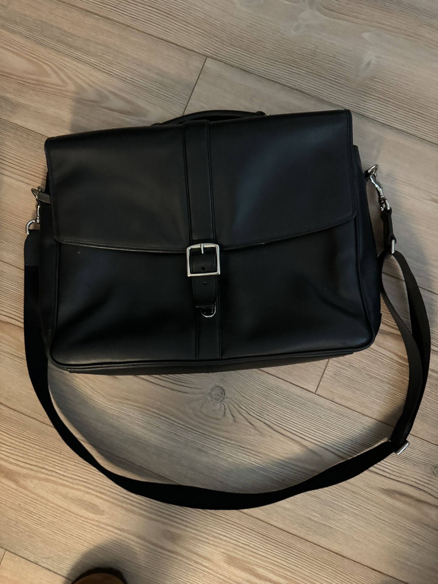 Black Coach Briefcase/Messenger Bag