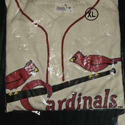 St Louis Cardinals Xtra Large New White  Jersey