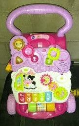 Babies Girls Pink Sit to Stand Walking Play Toy