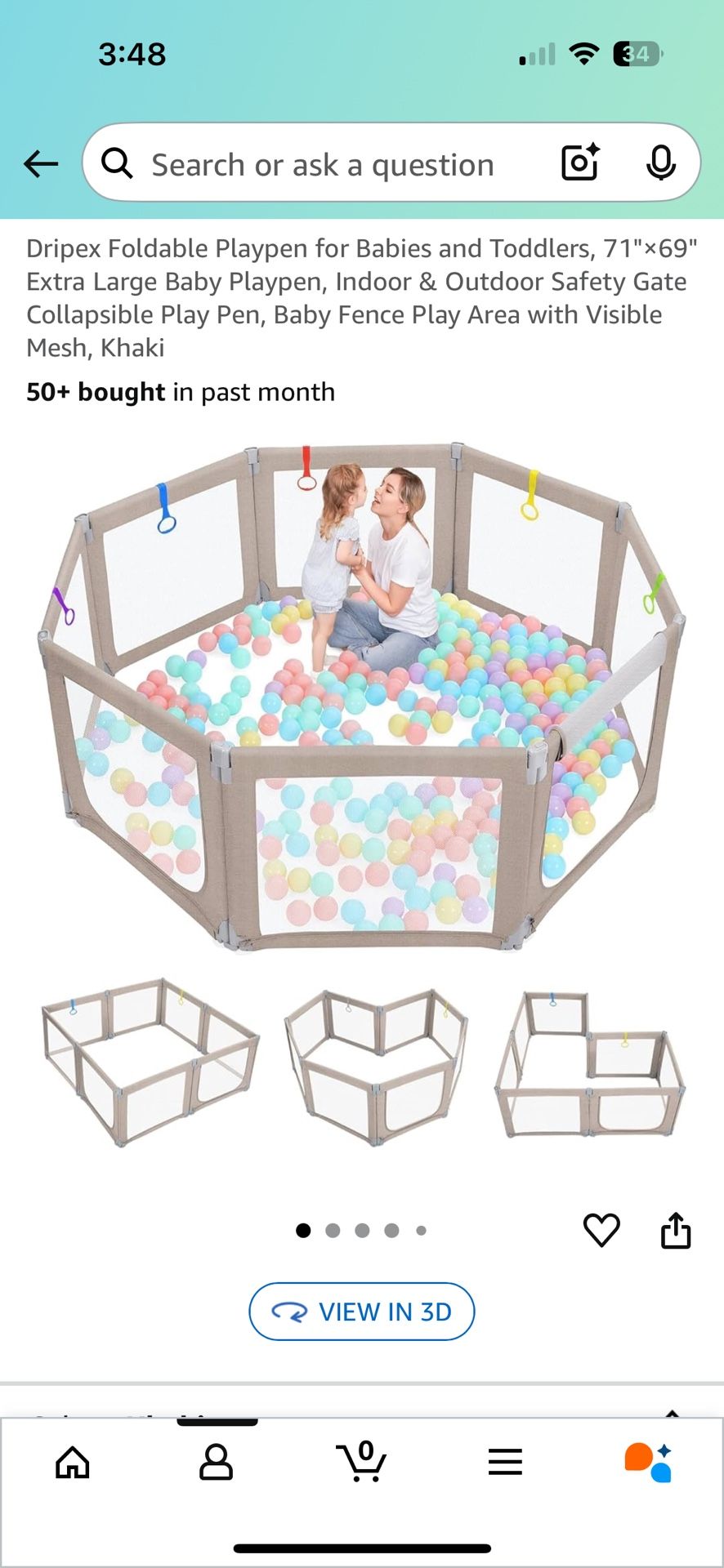 Baby Playpen/ Play Yard