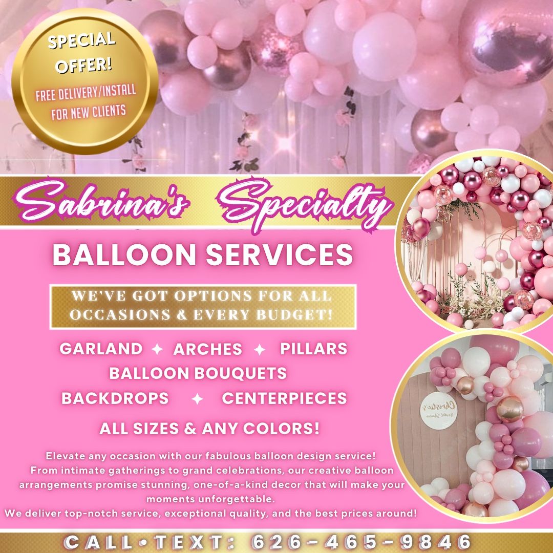 Balloons For Your Event! 