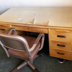 Blond Maple Desk