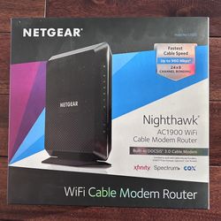 Netgear Nighthawk AC1900 WiFi Cable Modem Router