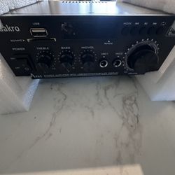 Amplifier With Charger & Remote