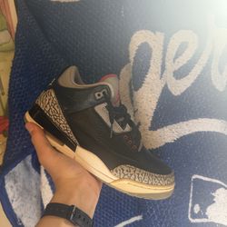 Jordan 3 Black Cement Size 8