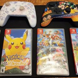 Nintendo Switch Games and Wireless Controllers