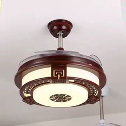Traditional Round LED Ceiling fan light ✨