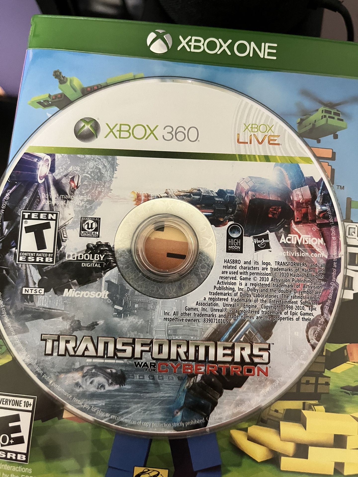 Xbox 306 Transformer Game