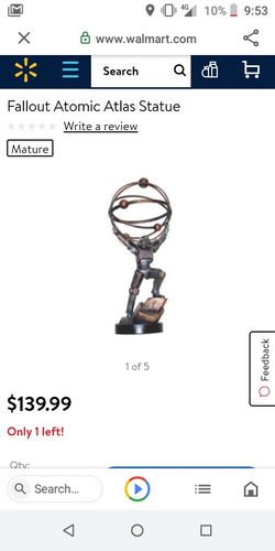 Fallout Atomic Atlas Statue