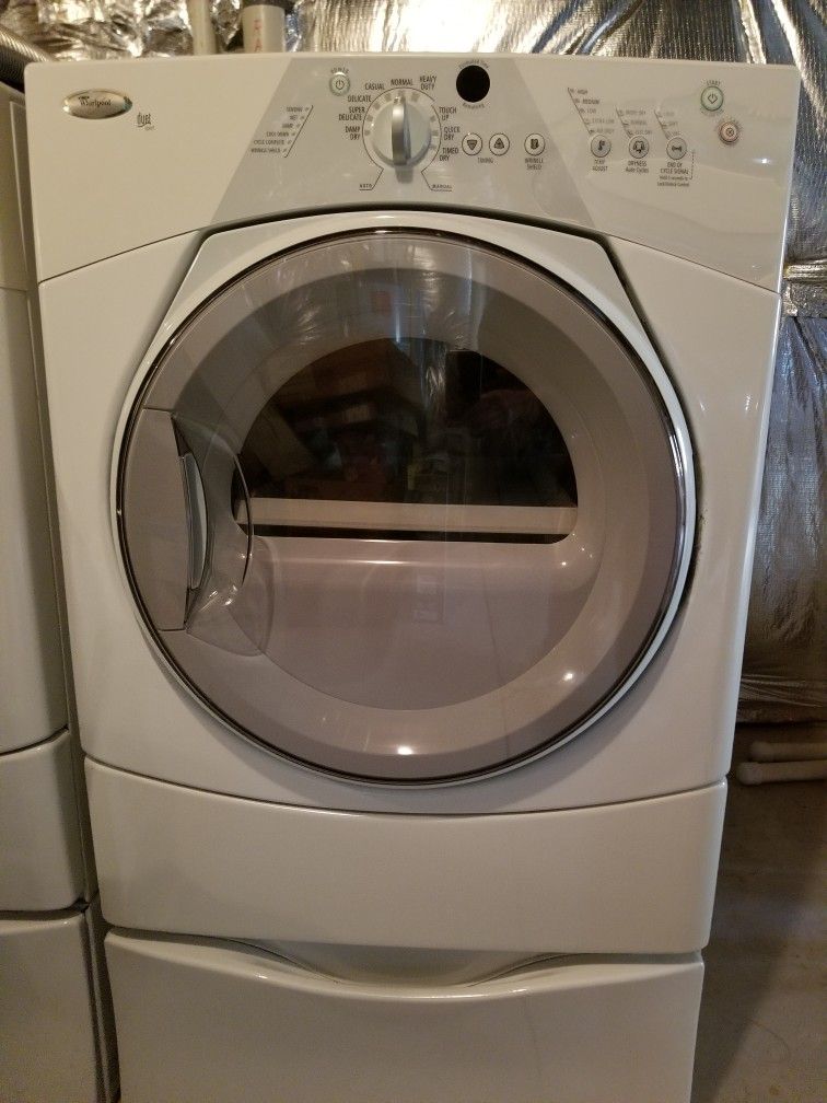 Whirlpool Duet Sport Dryer With Pedestal