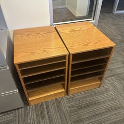 Free Shelving/low Cabinets Or End tables
