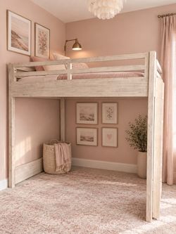 Restoration Full Sized Loft Bed with Mattress