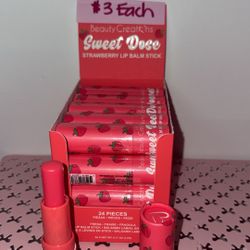 Strawberry Beauty Creations Lip Balm $3 Each 
