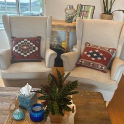2 Wingback Chairs