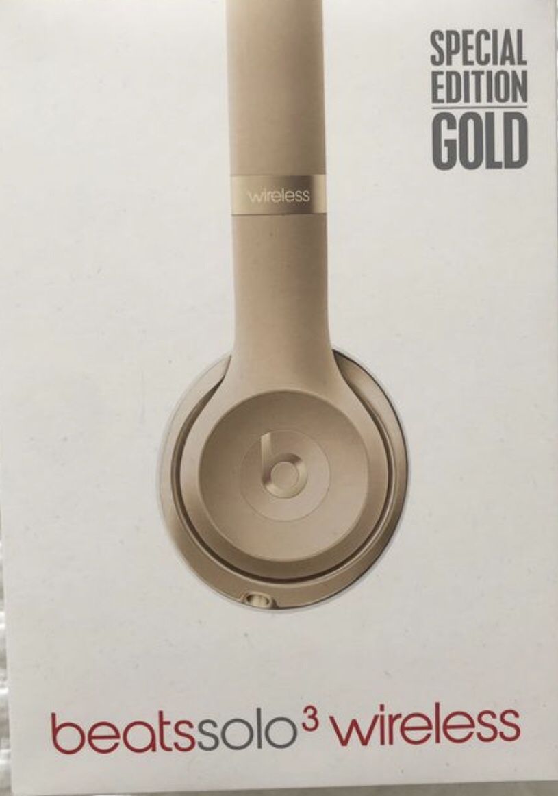 Beats Solo 3 Special Edition Gold