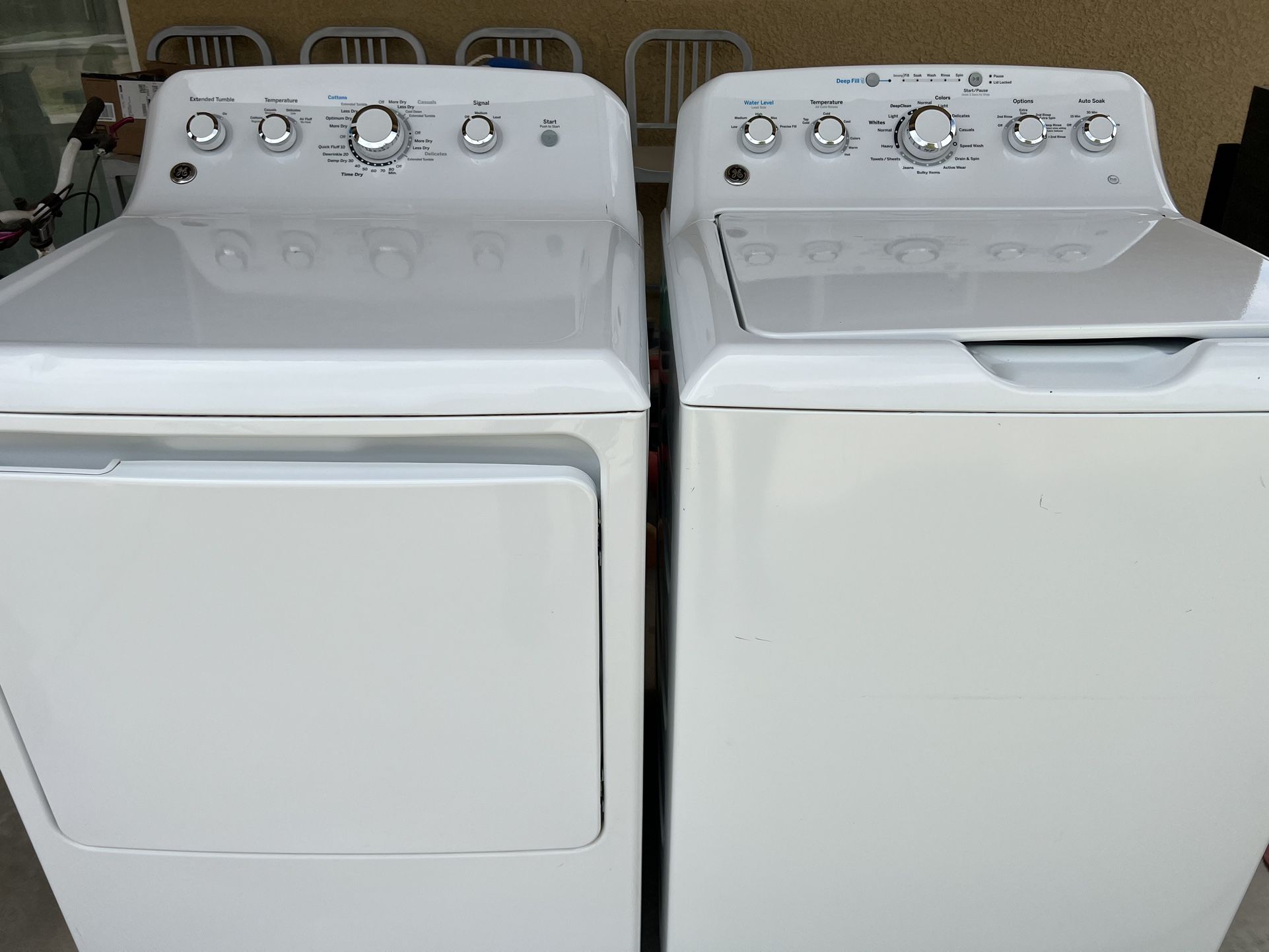 GE Washer And Gas Dryer