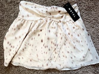 Motel strapless flowy top