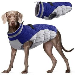 “New”Dog Coat/jacket(XXL) Padded,w/built In Harness,waterproof,reflective(retail$35)