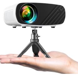 ELEPHAS 2024 Mini Projector for iPhone – Upgraded 1080P HD Portable Projector