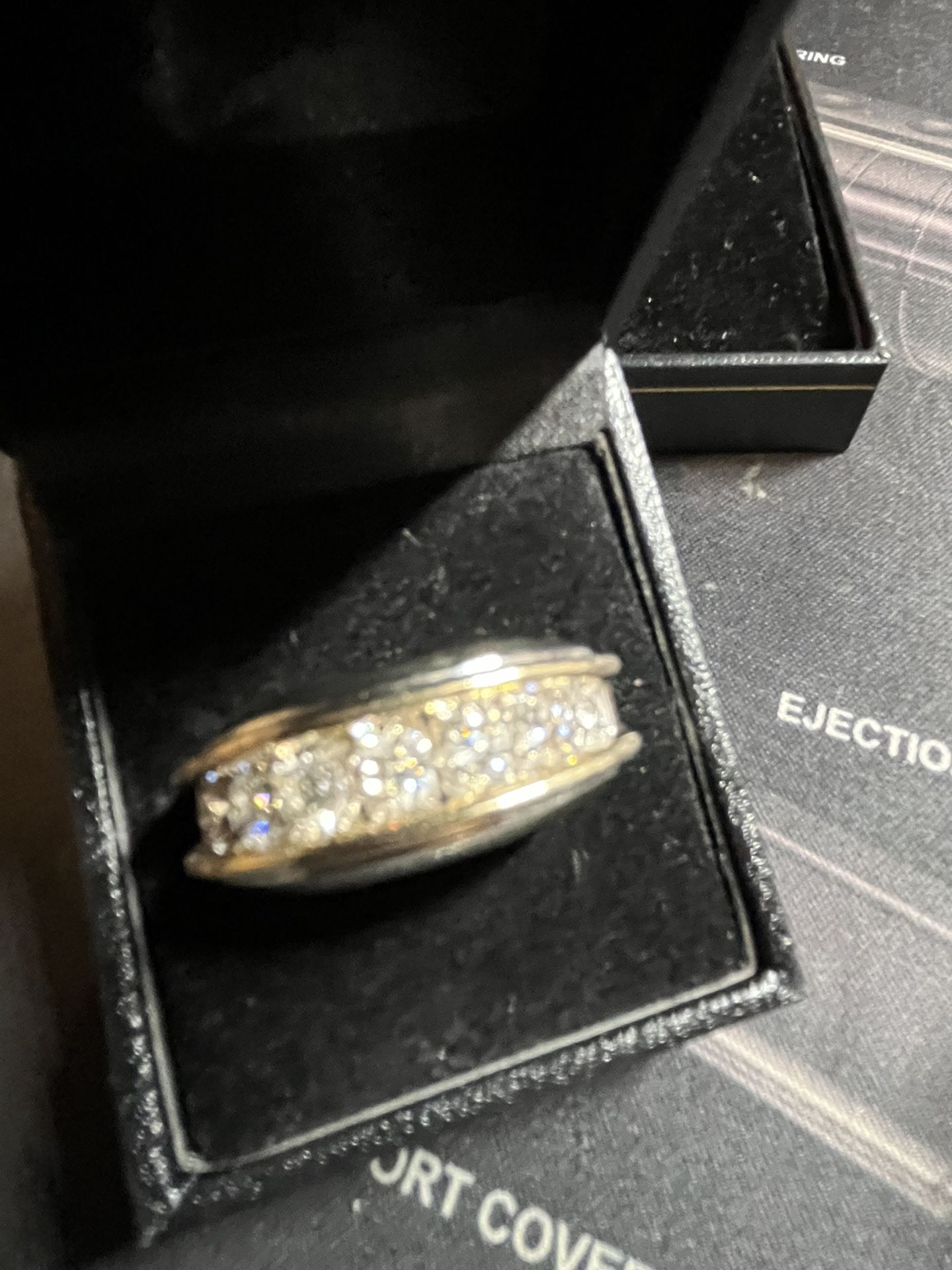 Yellow And White gold Diamond Men’s Ring