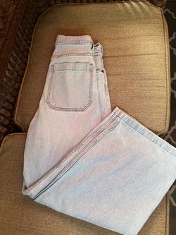 Mens Hollister Baggy Light Wash Denim Jeans