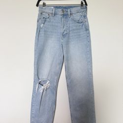 Gap blue high rise straight leg jeans Size 26