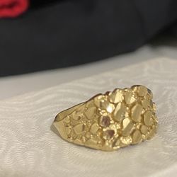 10k Gold Nugget Ring