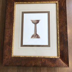 Vintage Print w/ Beautiful Frame by Soicher Marin