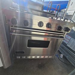 36" VIKING GAS RANGE STAINLESS STEEL 