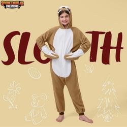 Spooktacular Creations Sloth Jumpsuit Medium