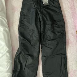 Worldfamoussports Black Medium Snow Pants