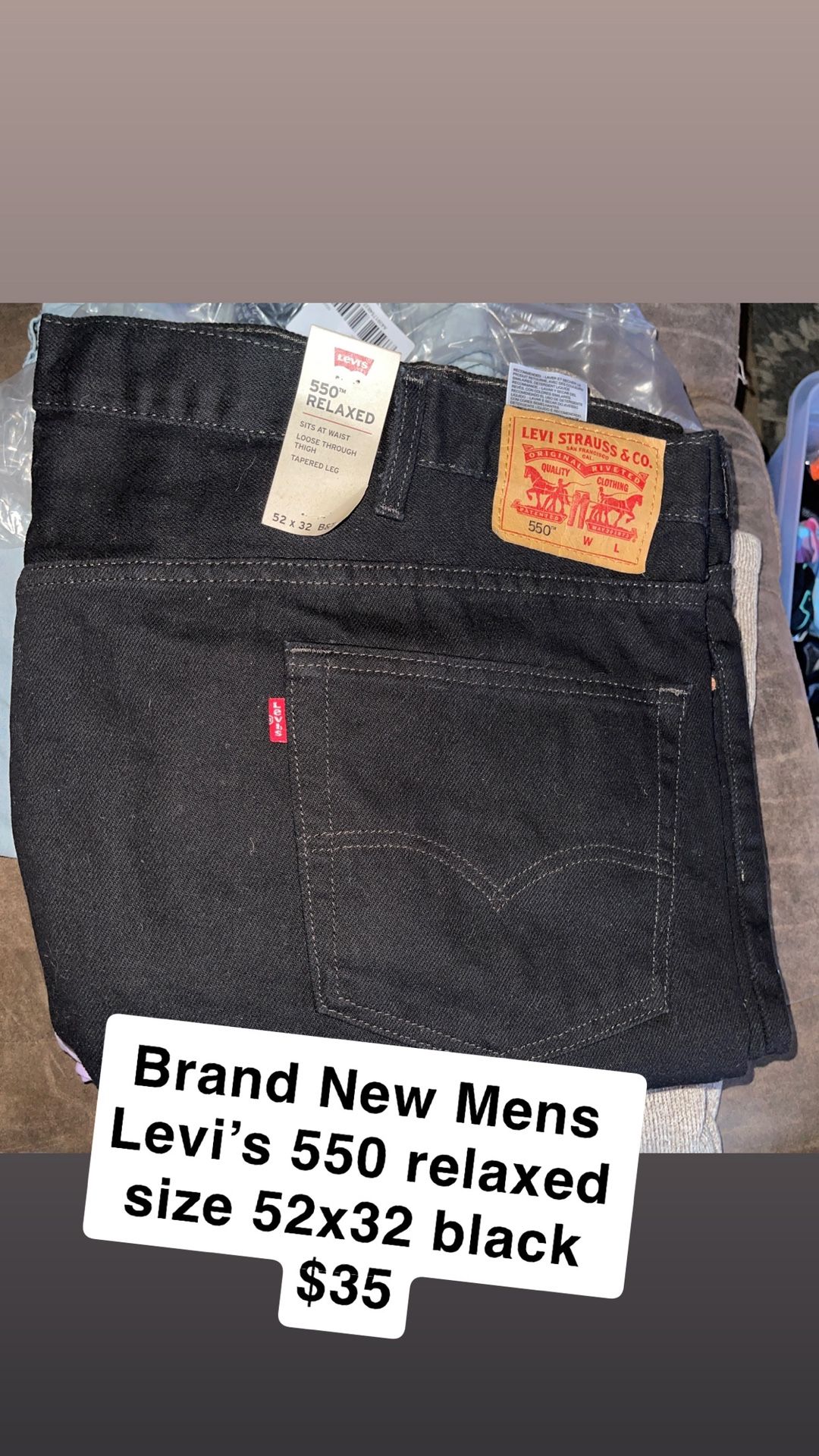 Brand new Levi’s Men’s Size 52x32 $35 