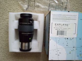 14mm 100° 2" Explore Scientific eyepiece for telescope