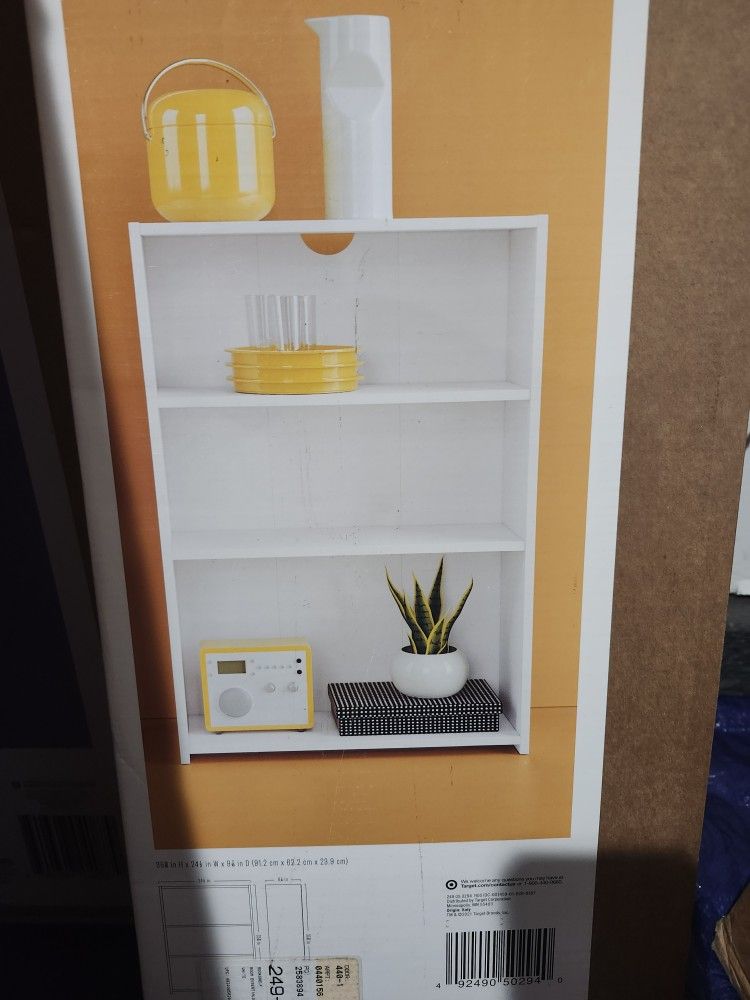3-shelf Bookcase