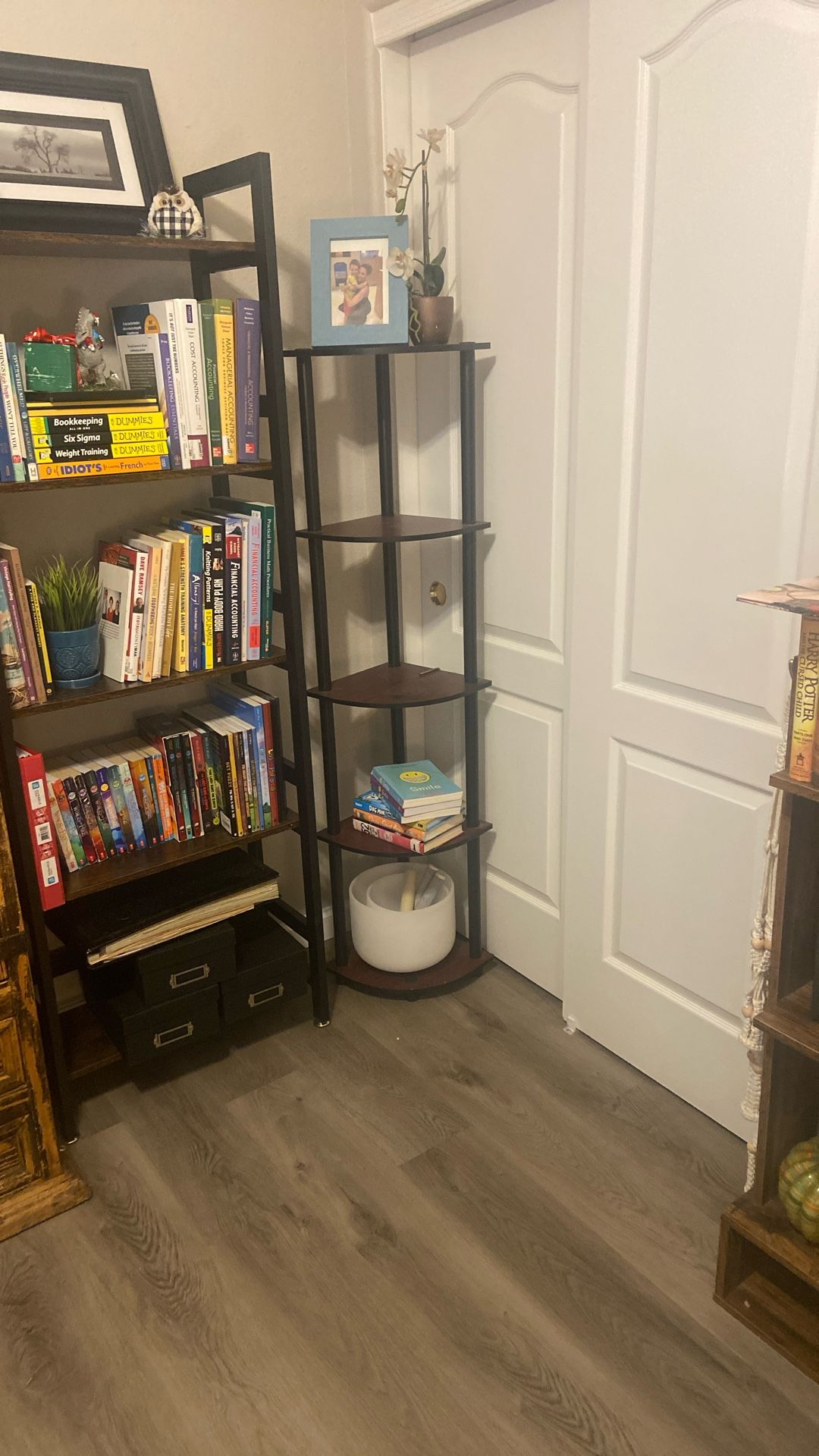 Corner Book Shelf