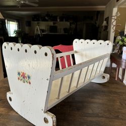 1950’s Baby Doll Cradle 
