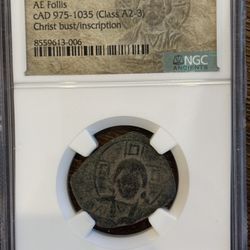 Ancient Byzantine Coin (1000+ yrs old) NGC Certified