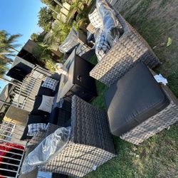 Brand New Patio Outdoor Furniture Set With Fire Pit 