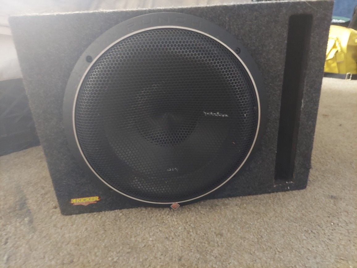 ROCKFORD Fosgate 12" P3 In Kicker Box W/ Alpine 600w Amp