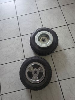 Brand new 13x5:00-6 azusa wheels