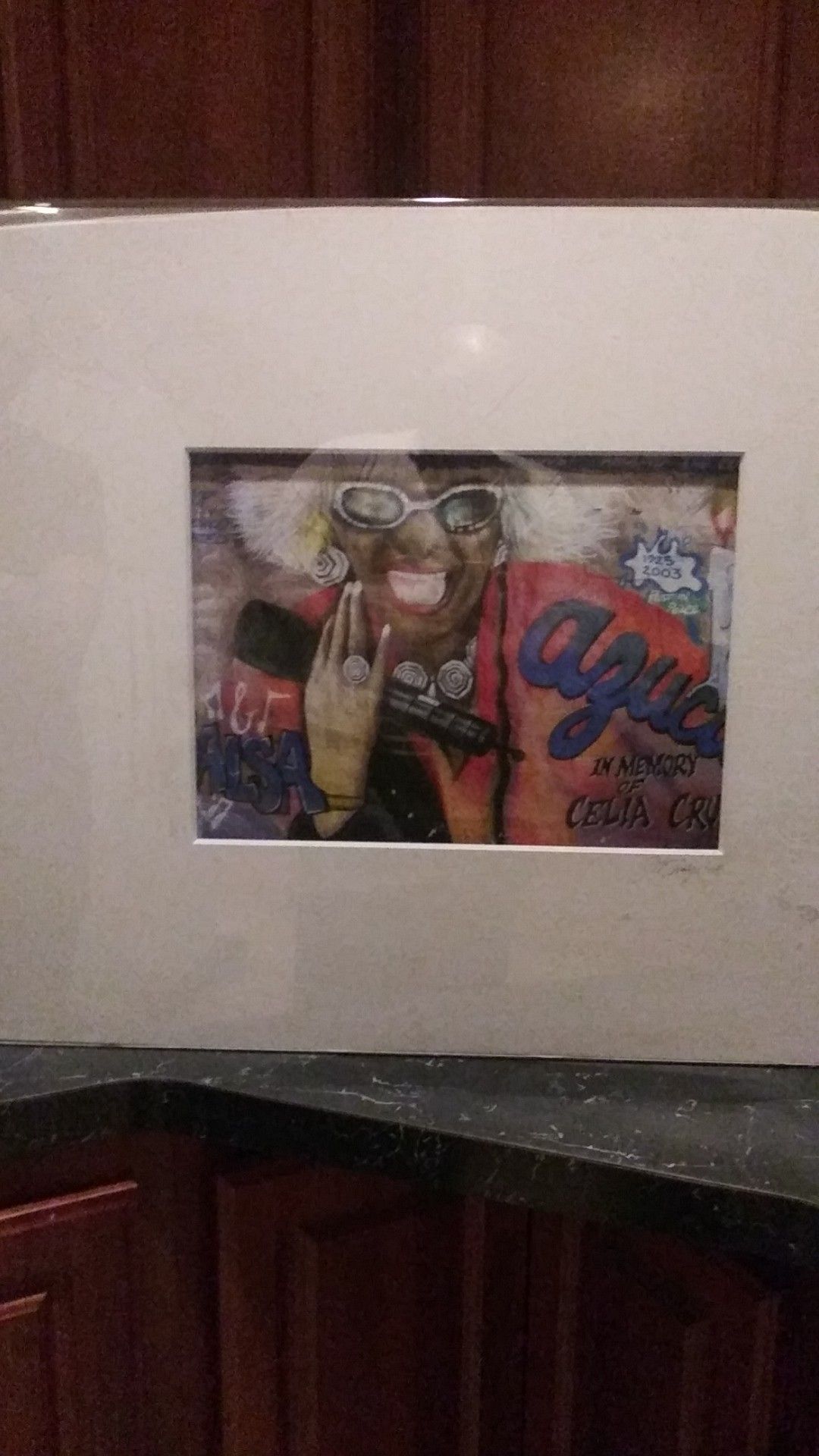 Celia Cruz legends gallery painting