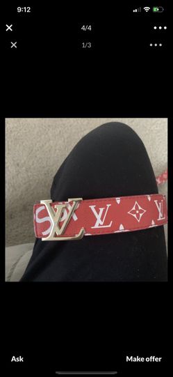 Supreme X Louis Vuitton belts