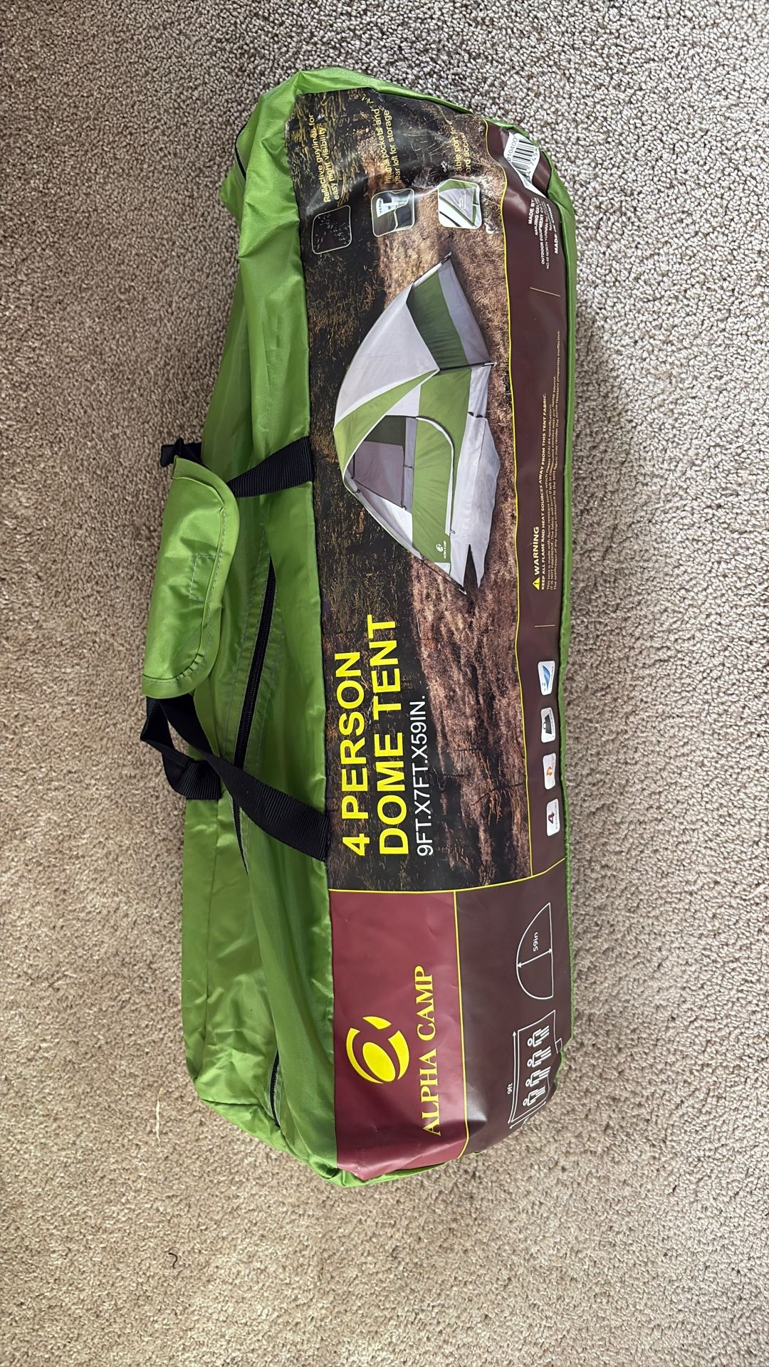 4 Person Dome Tent New Never Used