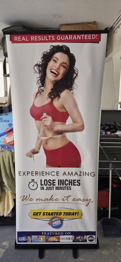 3 Roll Up Sign Stands