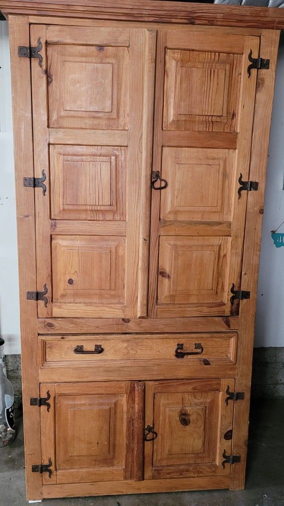 Wood Armoire