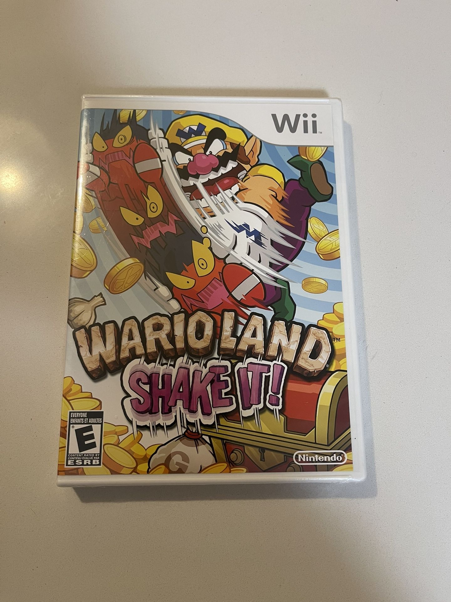 NEW Wario Land: Shake It Nintendo Wii FACTORY SEALED Video Game Super Mario Bros