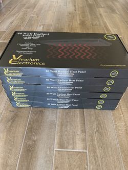 Vivarium Electronics 80W Reptile Heat Panels, NEW in Box, 6 Available