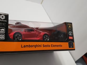 Braha Lamborghini R/C Car 1:24 Gunmetal Gray Sesto Elemento NIB