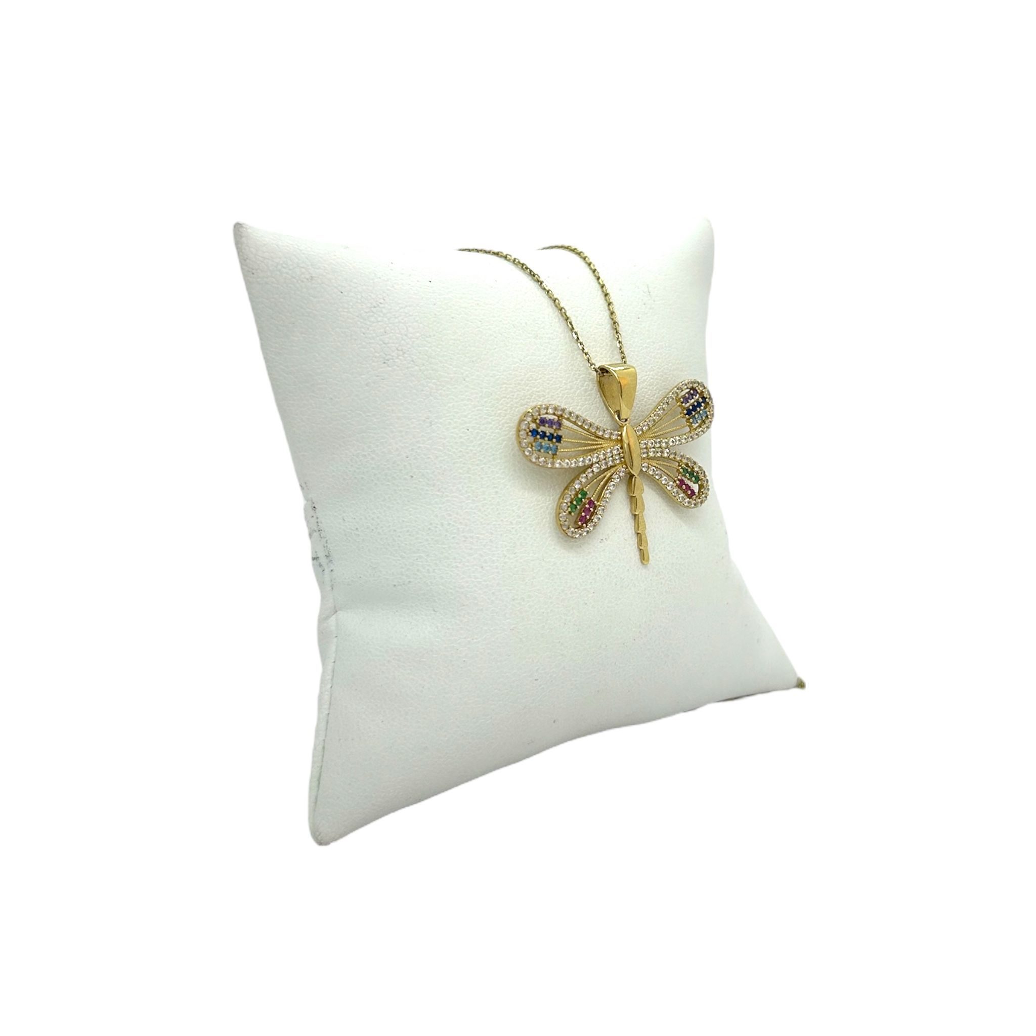 Necklace Yellow Gold 10k. Butterfly